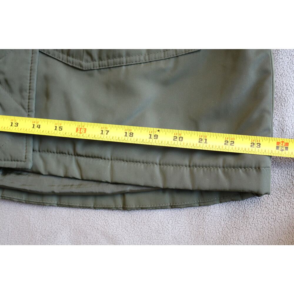 UNIVERSAL THREAD Winter Coat Women Large Green Chunky Cinched Waist Drawstring - Picture 13 of 16